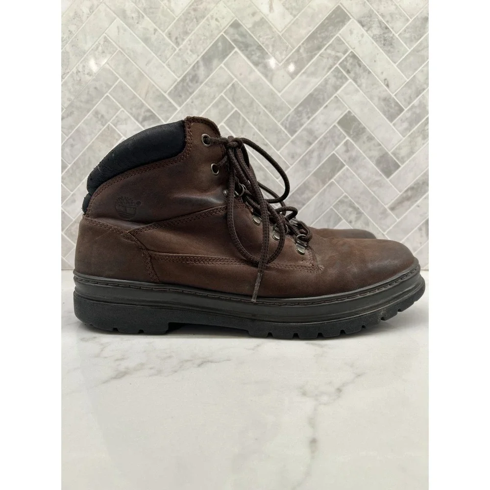 Timberland Euro Hiker Gore Tex Boots Mens 12 Brown Leather Outdoor Lace Up 61071